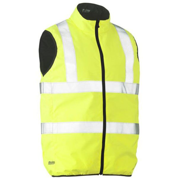 Bisley Taped Hi Vis Reversible Puffer Vest Thumbnail