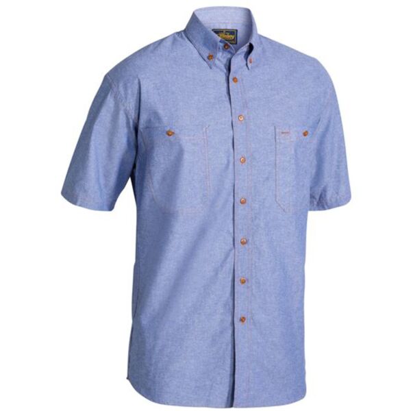 Bisley Chambray Short Sleeve Shirt Thumbnail