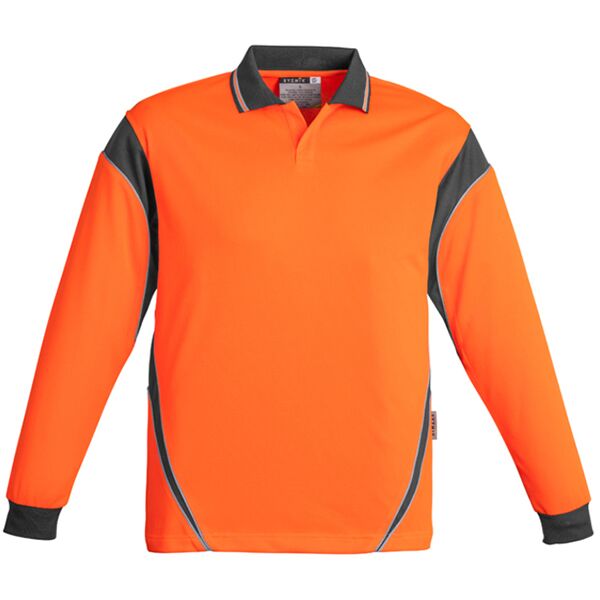 Syzmik Hi Vis Aztec Long Sleeve Polo Thumbnail