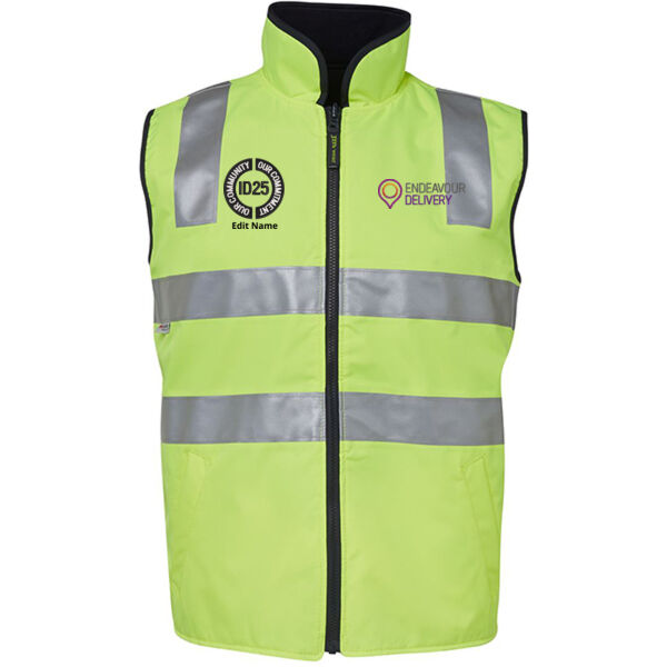 Reversible Safety Vest ID Name Thumbnail