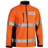 Bisley Hi Vis 3M Taped Soft Shell Jacket Thumbnail
